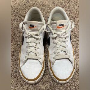 Nike women’s  White and Brown Sneakers